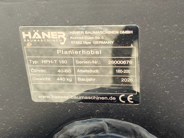 Haner - 2026 - hph-t180 - minigraafmachine vlakraam - afbeelding 12 van  13