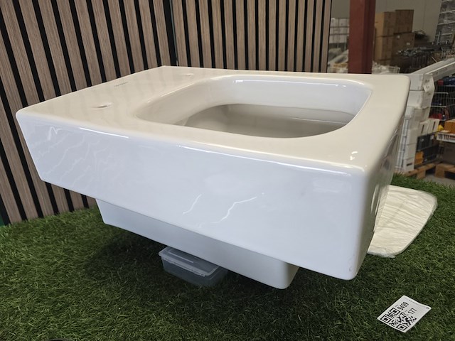 Hang toilet, duravit, vero, wit - afbeelding 4 van  5