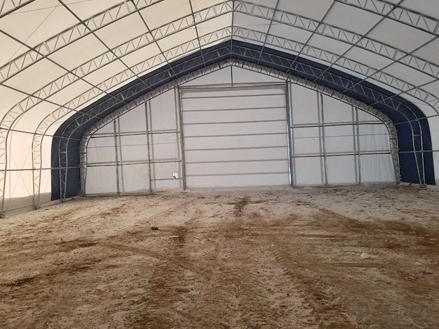 Hangar / opslagshelter 45,75x 18,30x7,63 meter / 6015025dp - afbeelding 7 van  8