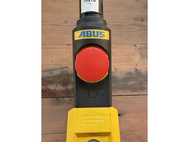 Hangbediening met noodstop, abus, ht 611-s, geel/zwart, ip65 - afbeelding 2 van  4
