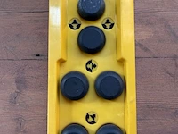 Hangbediening met noodstop, abus, ht 611-s, geel/zwart, ip65 - afbeelding 3 van  4