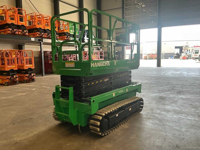 Hangcha hs1014tp elektrische rups schaarhoogwerker - afbeelding 3 van  10