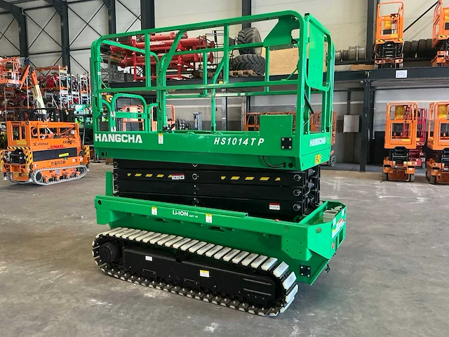 Hangcha hs1014tp elektrische rups schaarhoogwerker - afbeelding 1 van  13