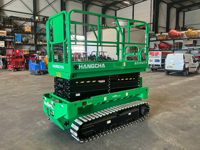 Hangcha hs1014tp elektrische rups schaarhoogwerker - afbeelding 6 van  13