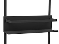Hangend doucherek, allibert, loft game, zwart mat - afbeelding 1 van  2