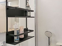 Hangend doucherek, allibert, loft game, zwart mat - afbeelding 2 van  2