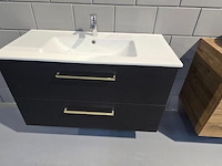 Hangend sanitair badmeubel, met kraan - afbeelding 5 van  8