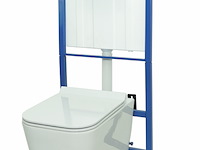 Hangend toilet volledige set, allibert, porselein, wit