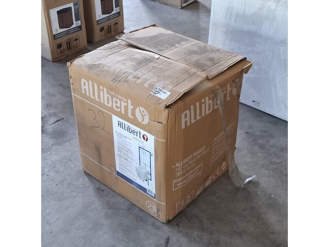 Hangend toilet volledige set, allibert, porselein, wit - afbeelding 3 van  3