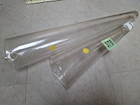 Hangende glazen vazen 2 stuks, 40 en 60 cm - afbeelding 2 van  3