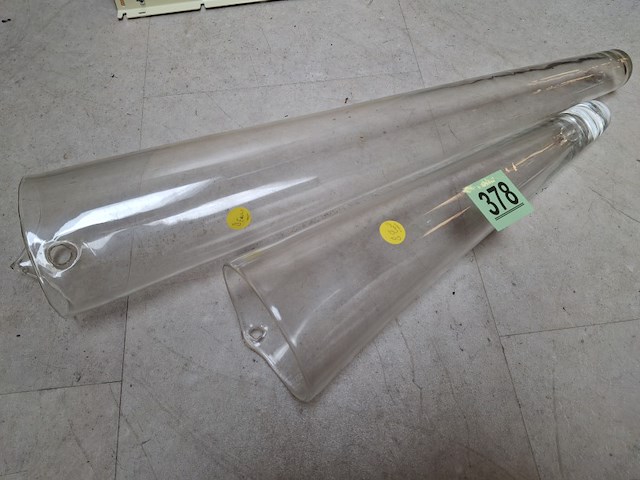 Hangende glazen vazen 2 stuks, 40 en 60 cm - afbeelding 3 van  3