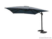 Hangende parasol donkergrijs 300x300cm - afbeelding 1 van  2