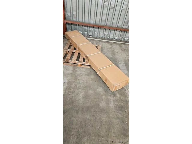 Hangende parasol taupe - afbeelding 2 van  2