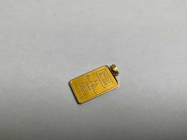 Hanger 5,0 gram fijngoud 99,9 - afbeelding 2 van  4