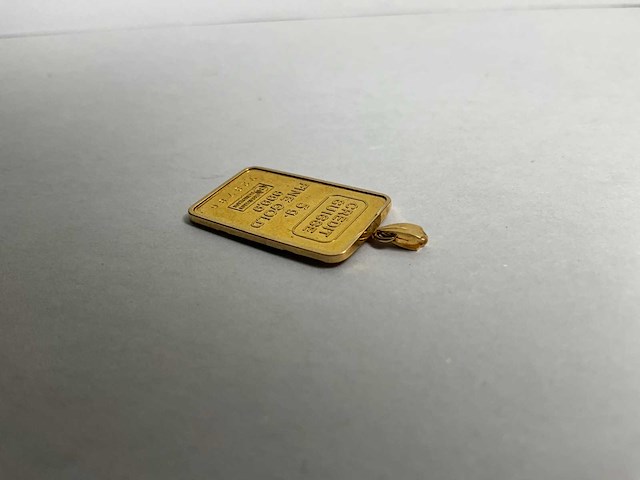 Hanger 5,0 gram fijngoud 99,9 - afbeelding 4 van  4