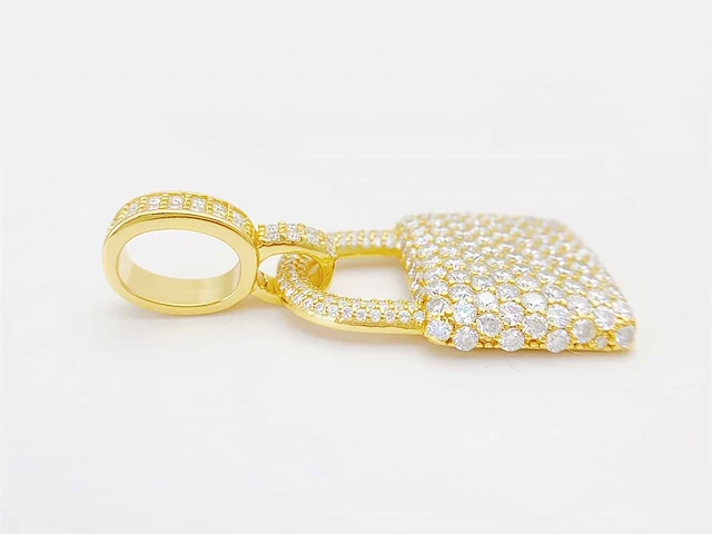 Hanger geel lock briljant wit - afbeelding 6 van  8