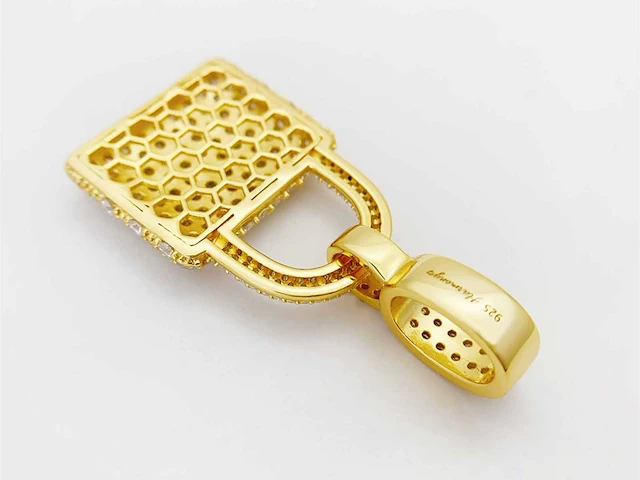 Hanger geel lock briljant wit - afbeelding 7 van  8