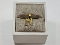 Hanger, n met diamant, double - afbeelding 1 van  6