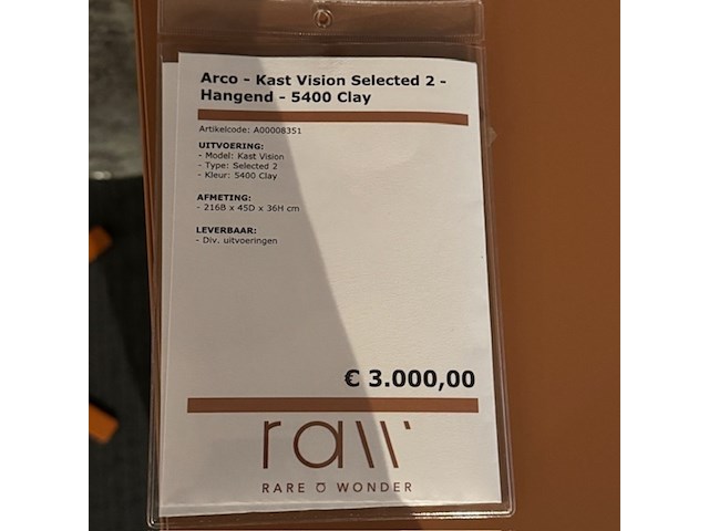 Hangkast arco, vision selected 2, clay - afbeelding 2 van  7