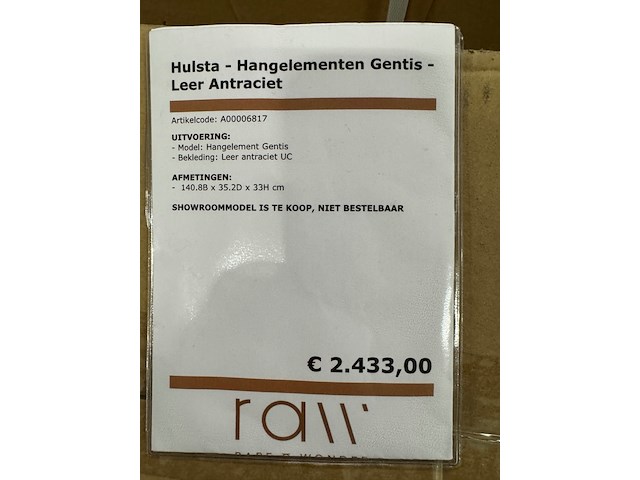 Hangkast, hulsta, gentis, antraciet - afbeelding 2 van  9