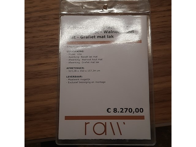 Hangkast kettnaker, vita, basalt - afbeelding 2 van  9