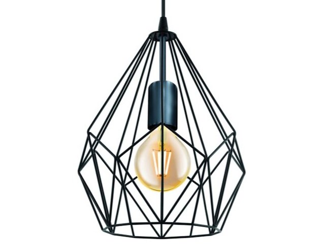 Hanglamp - zwart eglo, carlton, zwart - afbeelding 1 van  2