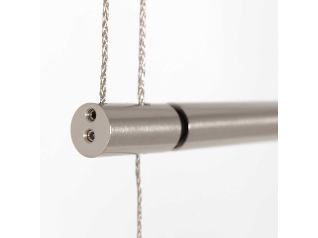 Hanglamp 150 cm breed | 2100 lumen, steinhauer, profilo 3318st, staal, 2026 - afbeelding 4 van  5