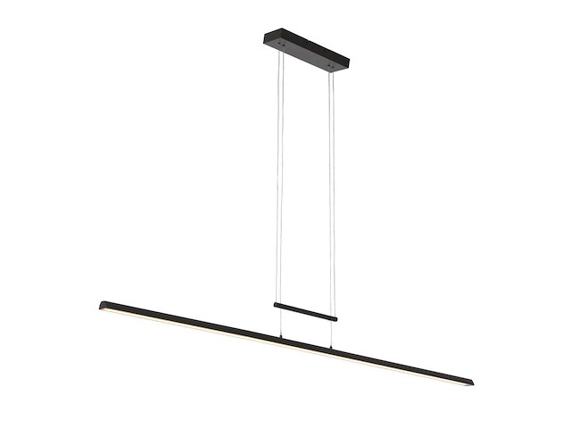 Hanglamp 150 cm breed | 2100 lumen, steinhauer, profilo 3318zw, zwart, 2026 - afbeelding 1 van  6