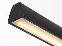 Hanglamp 150 cm breed | 2100 lumen, steinhauer, profilo 3318zw, zwart, 2026 - afbeelding 4 van  6