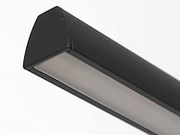 Hanglamp 150 cm breed | 2100 lumen, steinhauer, profilo 3318zw, zwart, 2026 - afbeelding 5 van  6
