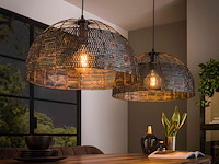 Hanglamp 2l armor 60 diameter, zwart bruin - afbeelding 1 van  1