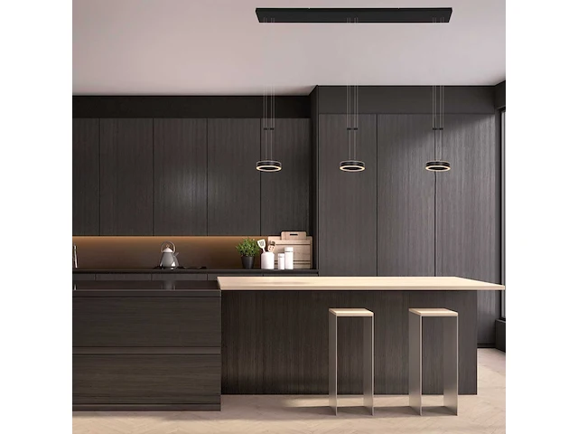 Hanglamp 3 lichts, steinhauer, piola 3501zw, zwart, 2026 - afbeelding 2 van  5