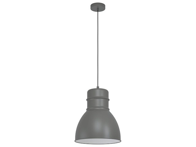 Hanglamp ø 38 cm eglo, ebury, grijs/wit - afbeelding 1 van  4