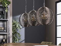Hanglamp 3l, zwart nikkel - afbeelding 2 van  2