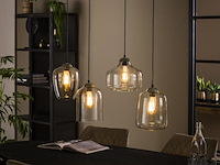 Hanglamp 4l mix xl clear oud silver - afbeelding 1 van  3