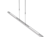 Hanglamp bande 120 cm steinhauer, 3319st, staal, grijs, bouwjaar 2025, nieuw in doos - afbeelding 3 van  7