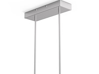 Hanglamp bande 120 cm steinhauer, 3319st, staal, grijs, bouwjaar 2025, nieuw in doos - afbeelding 6 van  7