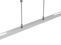Hanglamp bande 120 cm steinhauer, 3319st, staal, grijs, bouwjaar 2025, nieuw in doos - afbeelding 5 van  7