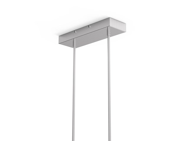 Hanglamp bande 120 cm steinhauer, 3319st, staal, grijs, bouwjaar 2025, nieuw in doos - afbeelding 6 van  7