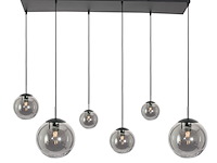 Hanglamp bollique steinhauer, 3499zw, zwart, smoke, bouwjaar 2025, nieuw in doos