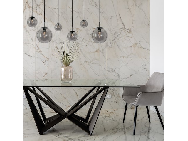 Hanglamp bollique steinhauer, 3499zw, zwart, smoke, bouwjaar 2025, nieuw in doos - afbeelding 1 van  7