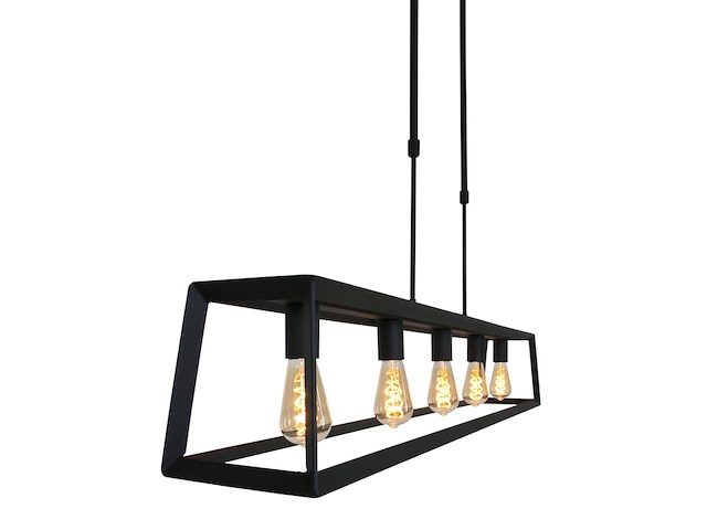 Hanglamp buckley mexlite, 2675zw, zwart, bouwjaar 2026, nieuw in doos - afbeelding 3 van  8