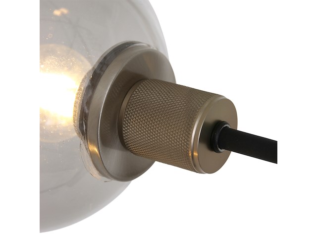 Hanglamp constellation steinhauer, 2709zw, zwart, smoke, nieuw in doos - afbeelding 2 van  7