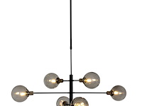 Hanglamp constellation steinhauer, 2709zw, zwart, smoke, nieuw in doos - afbeelding 7 van  7