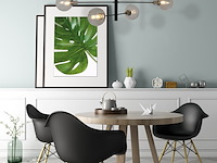 Hanglamp constellation steinhauer, 2709zw, zwart, smoke, nieuw in doos - afbeelding 2 van  7