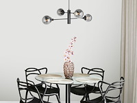 Hanglamp constellation steinhauer, 3804zw, zwart, smoke, bouwjaar 2025, nieuw in doos - afbeelding 6 van  8