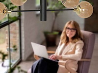 Hanglamp constellation steinhauer, 3805me, zwart, amber, bouwjaar 2025, nieuw in doos - afbeelding 2 van  9