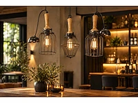 Hanglamp divers metaal (3x) - afbeelding 1 van  4
