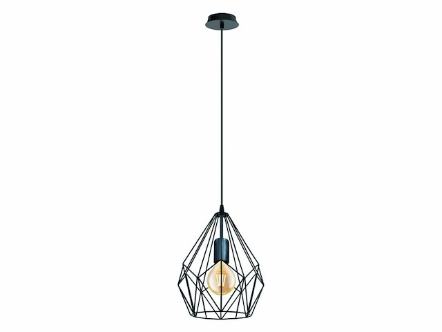 Hanglamp eglo, carlton, zwart - afbeelding 2 van  2