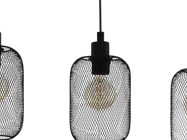 Hanglamp eglo, wrington, zwart - afbeelding 2 van  4